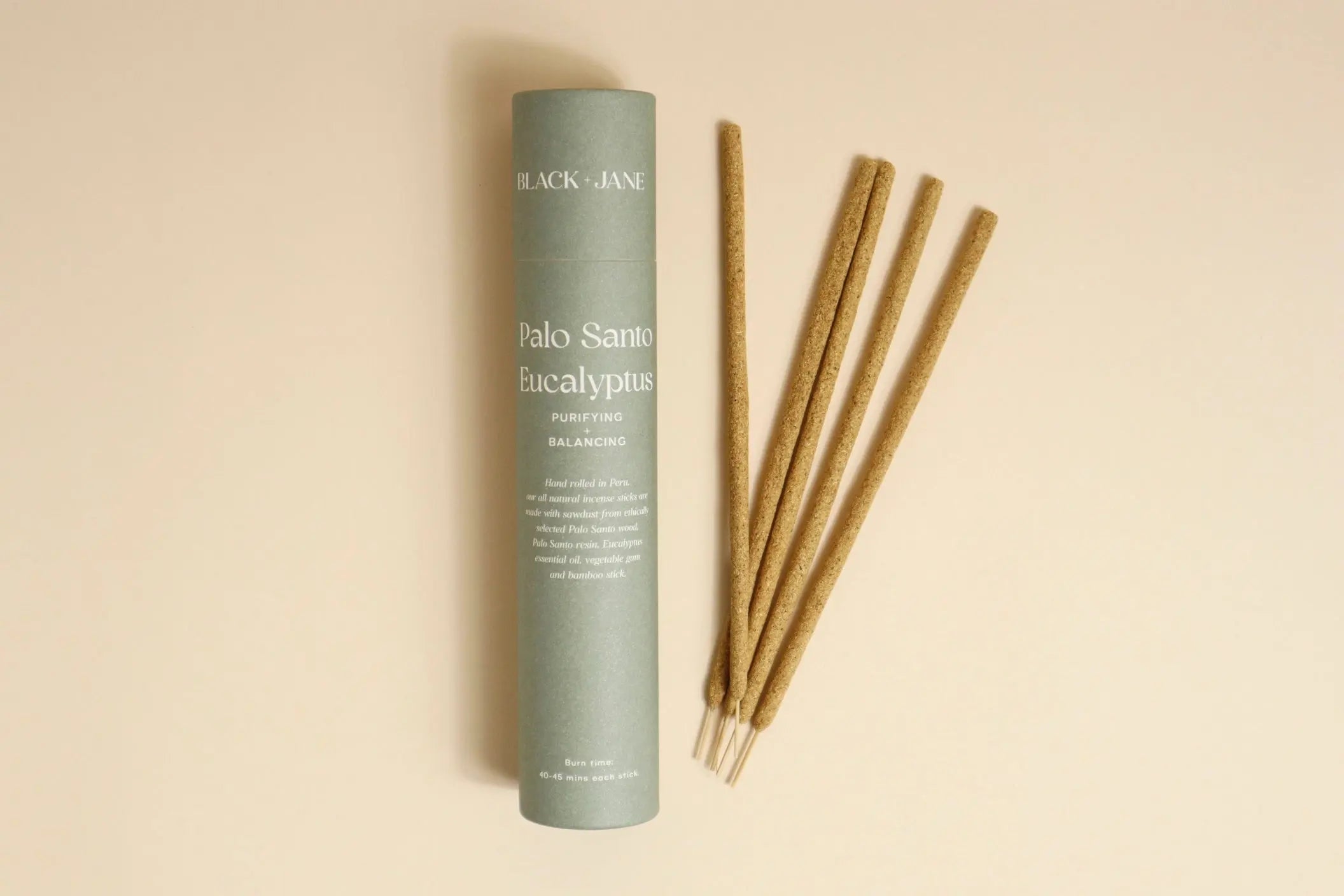 Hand Rolled Palo Santo Incense Sticks by Black & Jane
