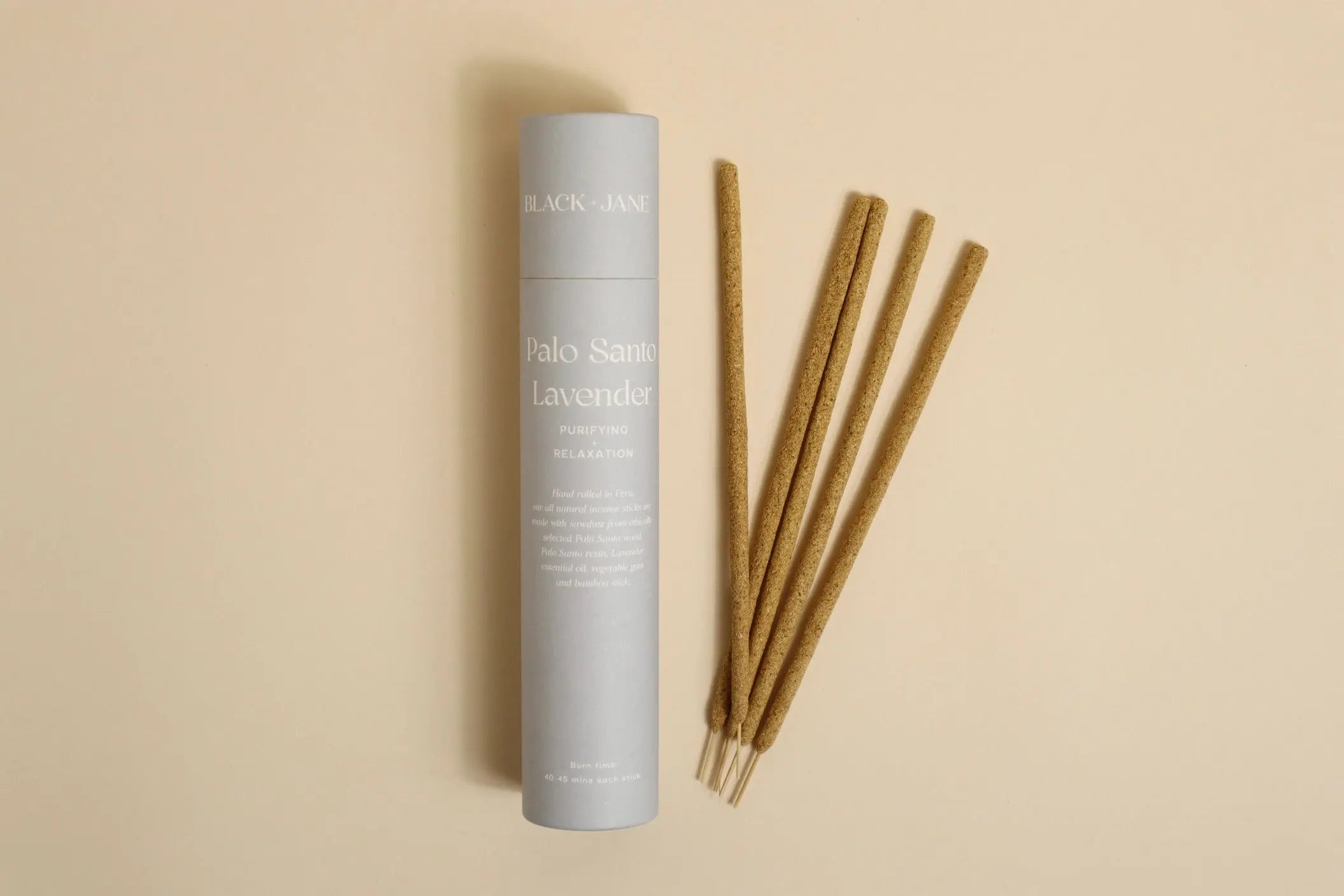 Hand Rolled Palo Santo Incense Sticks by Black & Jane
