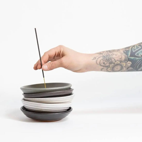 Handmade Incense Holder by Gravesco Pottery