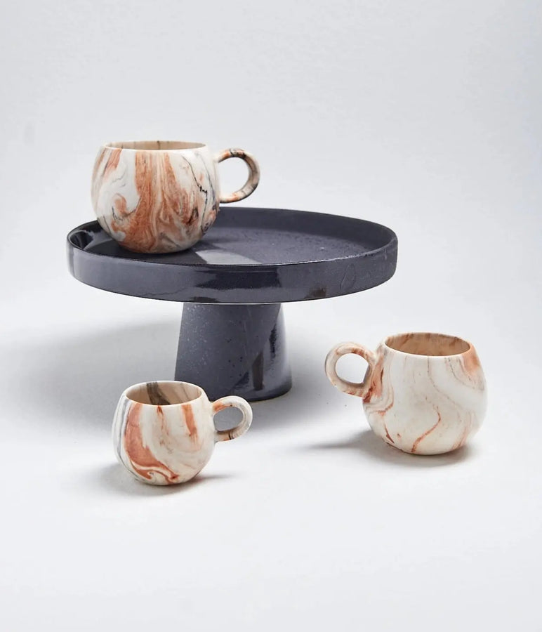 Marble Handmade Ceramic Mug by Egg Back Home 