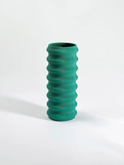 3D Print Flower Vase by Studio Maracuja - Green