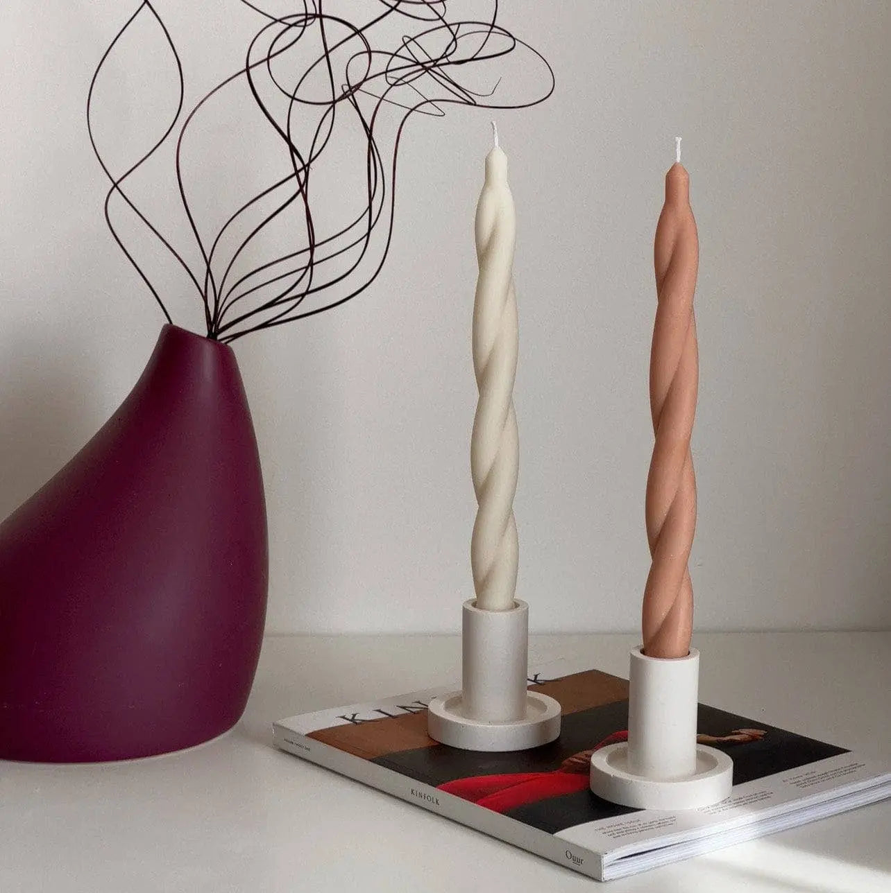 Ceramic Candle Holder by Estelle